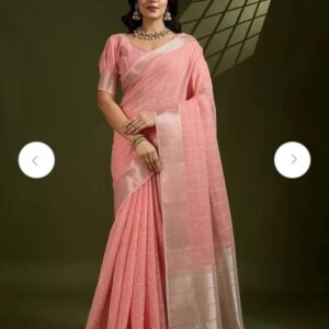 New Arrivals soft silk sarees all over checks zari woven soft silk saree with zari